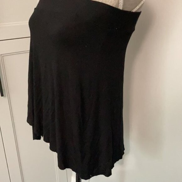 Kensie Black Strapless Flared Top - Picture 6 of 11